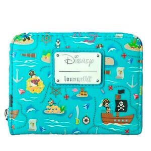 Loungefly Pirate Mickey And Friends AOP Wallet